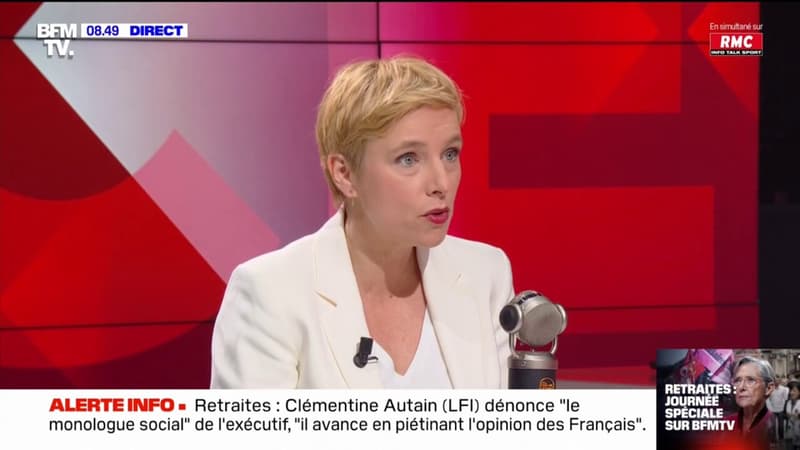 « Ce n’est pas son rôle »: Clémentine Autain réagit à la prise de parole de Brigitte Macron sur la réforme des retraites