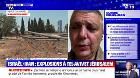 Olivier Rafowicz, porte-parole de Tsahal: "Nous contrôlons l'espace aérien iranien à l'ouest mais aussi de la ville de Téhéran"
