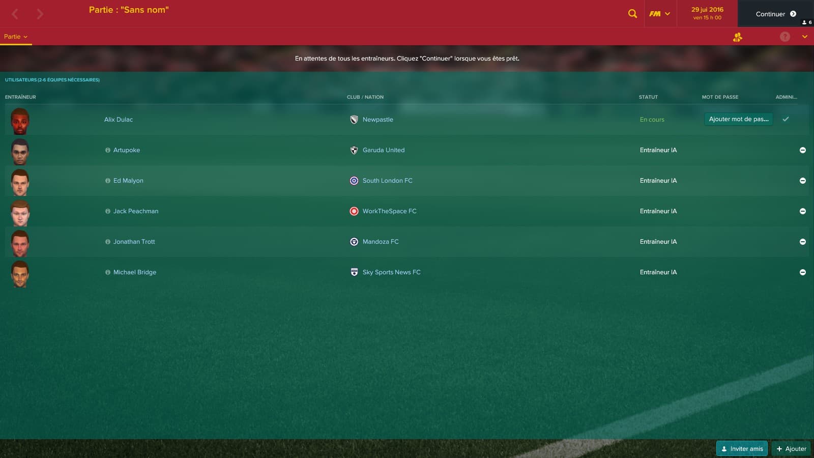 capture écran Football Manager capture écran Football Manager