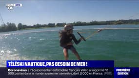 Et si vous testiez le téléski... sur l'eau ?