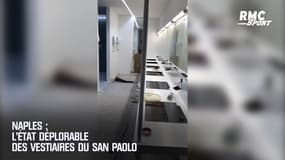 Naples : l’état déplorable des vestiaires du San Paolo (qui confirme le coup de gueule d’Ancelotti)