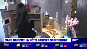 A Paris, en l'absence de touristes, certains hôtels se reconfinent
