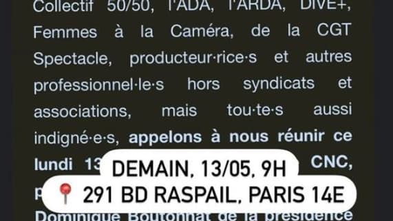 L'appel au rassemblement relayé par Judith Godrèche L'appel au rassemblement relayé par Judith Godrèche