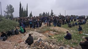 Le 23 novembre lors des funérailles de Raëd Fares et Hammoud al-Jneid.