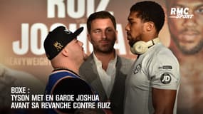 Boxe-Tyson met en garde Joshua: "Sa défaite l'a peut-être démoli"