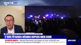 Rave party en Bretagne: pour Eric Diard, "l'autorité de l'État est complètement bafouée"