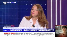 Immigration: "Les Français ne comprennent pas l'impuissance qui est organisée autour de ces questions" estime Valérie Boyer, sénatrice (LR) des Bouches-du-Rhône 