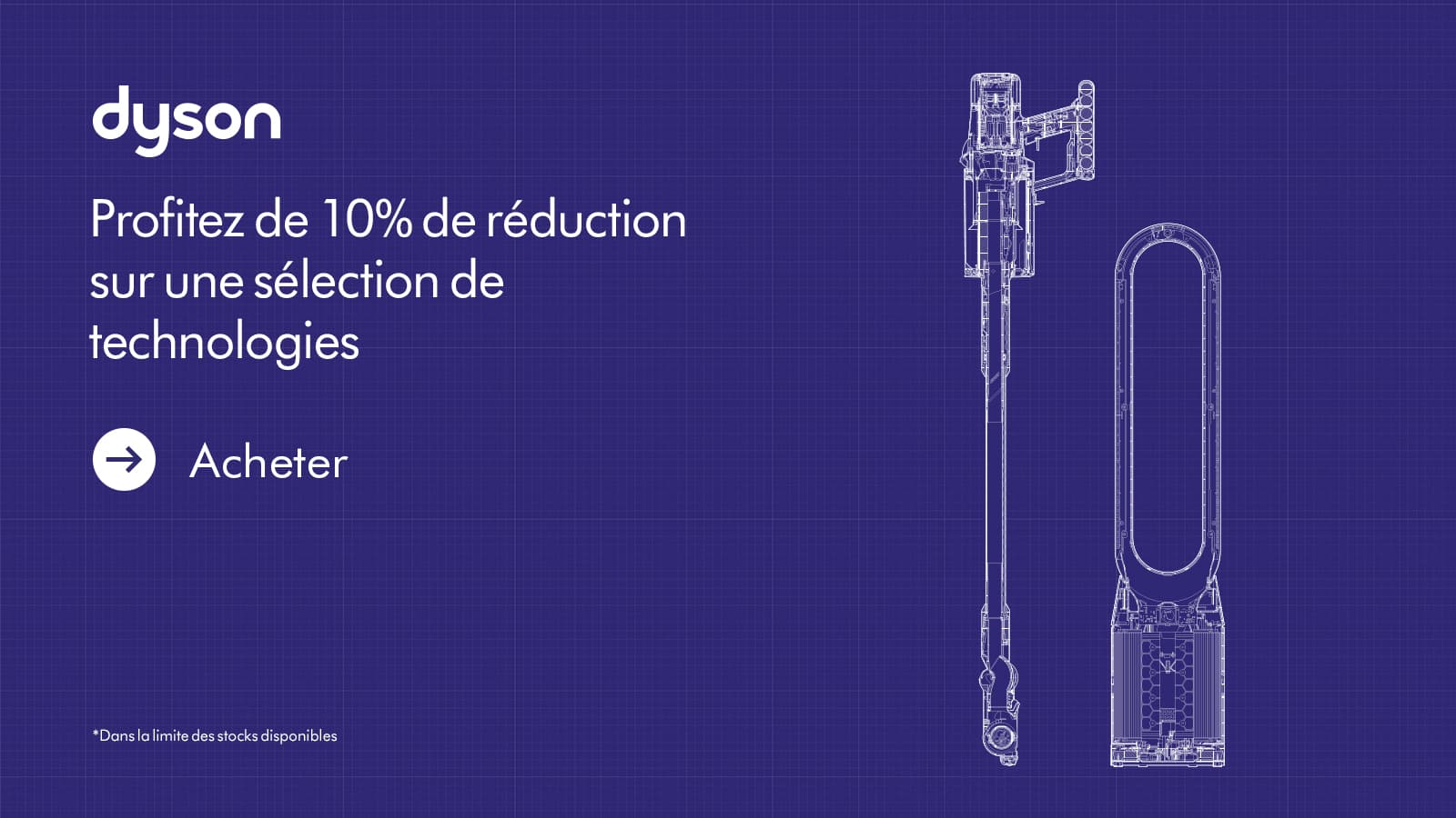 Bon plan Dyson craquez pour un aspirateur de qualité avec cette