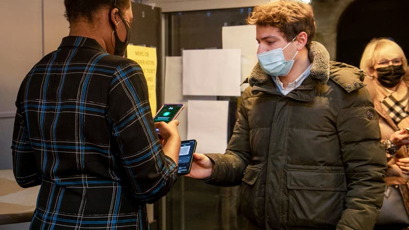 Contrôle d'un pass sanitaire en Belgique