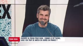 Cazarre imagine la réunion Le Graët-Quillot-Tuchel sur les horaires de matches