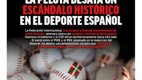 La Une de Marca, évoquant le scandale de la pelote basque