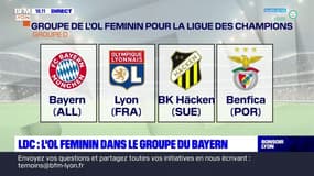 LDC : L'OL féminin dans le groupe du Bayern