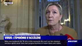 Coronavirus: Marine Le Pen demande "la suspension des vols entre la France et les régions de Chine les plus touchées"