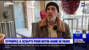 Un artiste de Saint-Tropez sculpte pour la cathédrale Notre-Dame de Paris