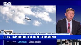 Drones suspects dans l'espace aérien de l'Otan: "Il y a une suspicion très forte" que les drones viennent du Kremlin, observe Jean-Louis Thieriot, ancien ministre délégué du ministre des Armées