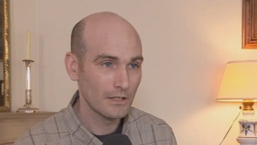 Nicolas Hénin, dimanche, enfin libre après dix mois de captivité en Syrie.