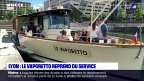 Lyon: le Vaporetto a repris du service