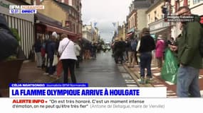 JO 2024: la flamme olympique arrive à Houlgate, le public au rendez-vous