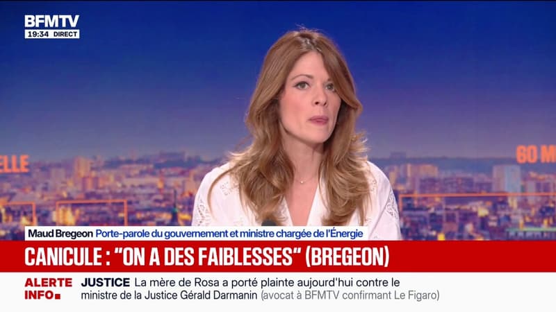 Canicule: pour les hôpitaux, "les premiers milliers de climatiseurs seront livrés en fin de semaine", affirme Maud Bregeon, porte-parole du gouvernement