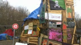 Évacuation en cours à la ZAD de Bure