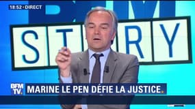 Soupçons d'emplois fictifs au FN: Marine Le Pen défie la justice (2/2)