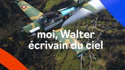 Walter, unique "skywriter" de France, laisse des messages dans le ciel avec son avion 