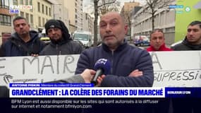 Villeurbanne: les forains du marché de Grandclément mobilisés