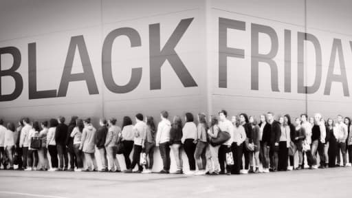 Le "Black friday", au lendemain de Thanksgiving, marque le début des sildes de Noël aux Etats-Unis.
