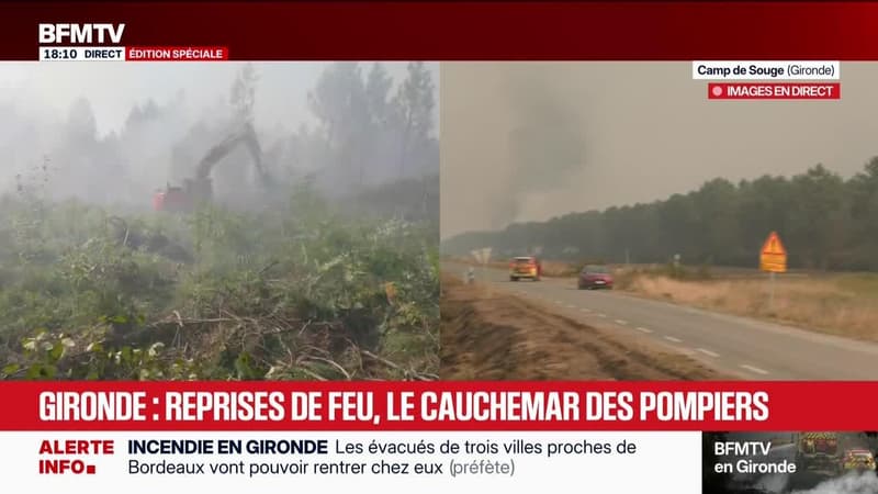 Édition Spéciale - Gironde : reprises de feu, le cauchemar des pompiers -...