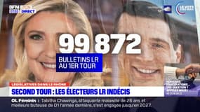 Législatives dans le Rhône: les électeurs LR indécis avant le second tour