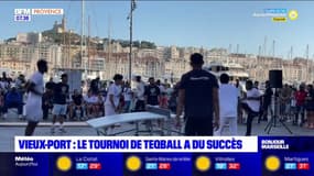 Marseille: le tournoi de teqball a du succès sur le Vieux-Port