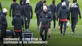Coronavirus : le PSG étend l'interruption de ses entraînements