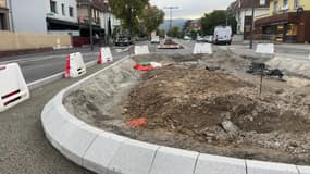 Travaux de l'avenue du Général de Gaulle à Colmar début octobre