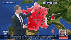 La météo pour ce jeudi 27 septembre 2018