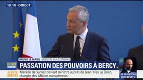 Nouveau gouvernement: Michel Sapin transmet ses pouvoirs à Bruno Le Maire