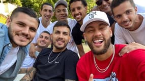 Neymar et ses coéquipiers du PSG