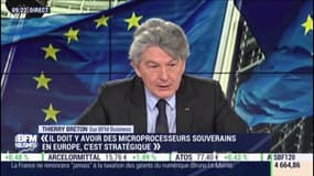 Thierry Breton va "regarder de près" les équipementiers 5G