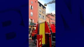 L'incendie a eu lieu place aux Herbes à Grasse mercredi 10 mai 2022.