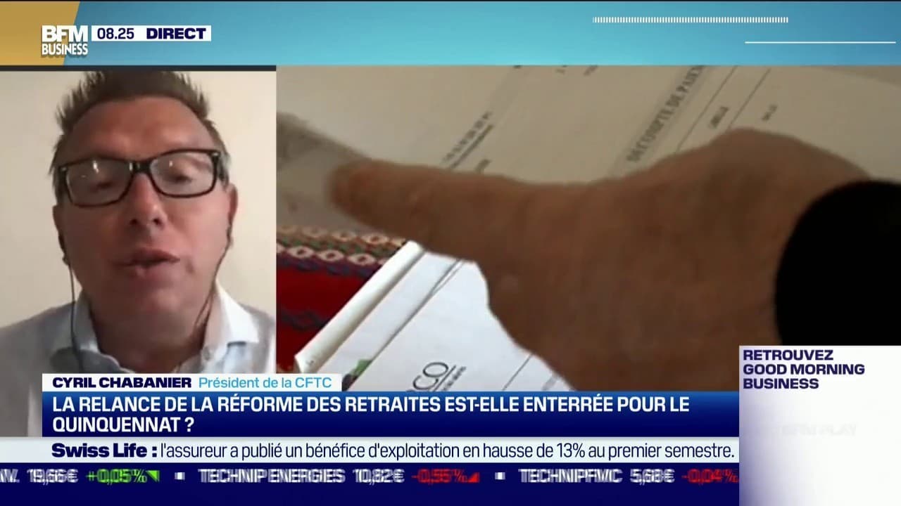 Cyril Chabanier Président de la CFTC: "Si on repousse simplement l'âge
