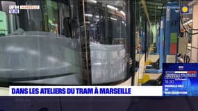 Marseille: dans les ateliers du tram