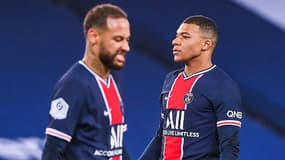 Neymar et Kylian Mbappé