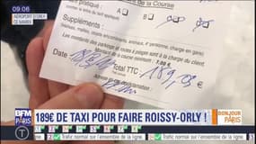 Paris: 189 euros de taxi pour faire Roissy-Orly