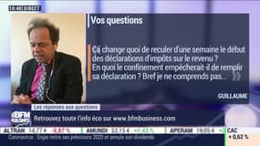 Les questions : Ça change quoi de reculer d'une semaine le début des déclarations d'impôts sur le revenu ? - 02/04