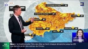 Météo Côte d’Azur: un ciel nuageux ce dimanche, 19°C à Nice