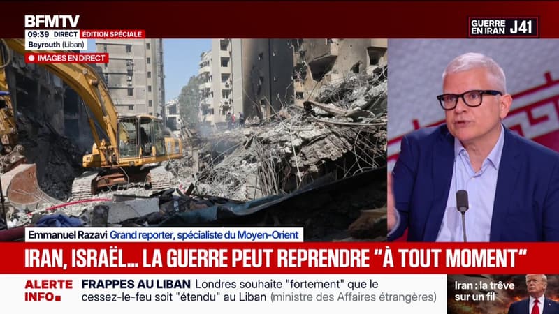 Trêve entre l'Iran et les États-Unis: "Les points posés sur la table sont intenables pour les Occidentaux", assure Emmanuel Razavi, grand reporter et spécialiste du Moyen-Orient