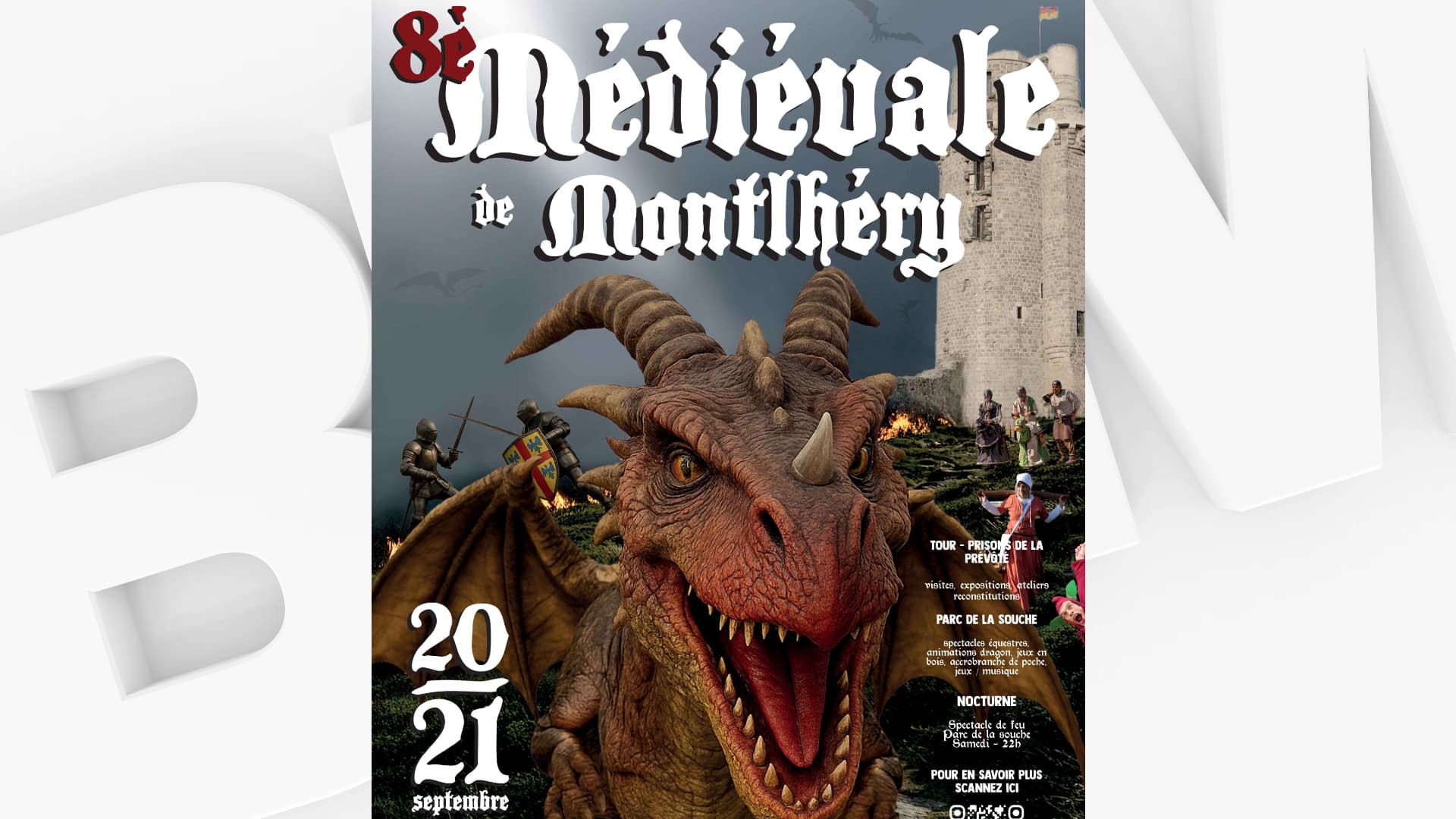 LA FÊTE MÉDIÉVALE DE MONTLHÉRY DE RETOUR POUR UNE 8E ÉDITION CONSACRÉE AU DRAGON