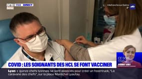 Covid : les soignants des HCL se font vacciner 
