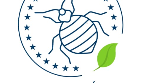 Logo des entreprises certifiées pour la lutte contre les punaises de lit.