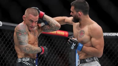 Poirier contre Saint Denis à l'UFC 299. 