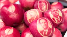 Pommes avec le logo de la COP21 - 4 novembre 2015